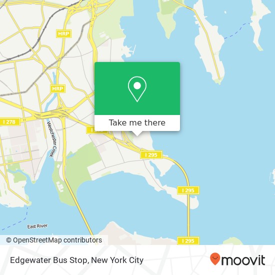 Mapa de Edgewater Bus Stop