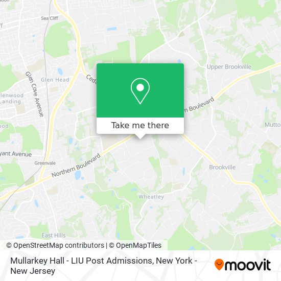 Mullarkey Hall - LIU Post Admissions map