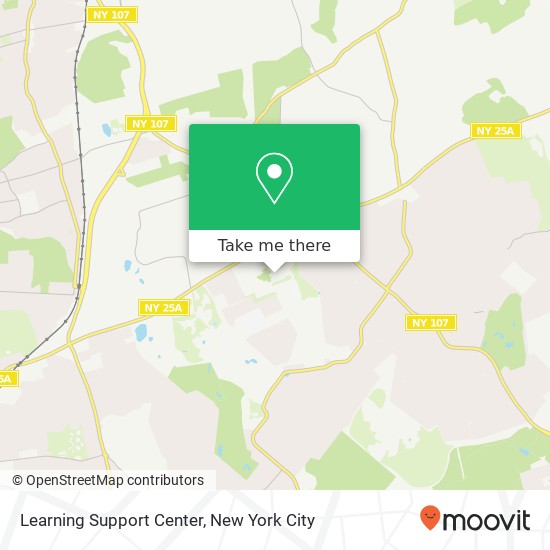 Learning Support Center map