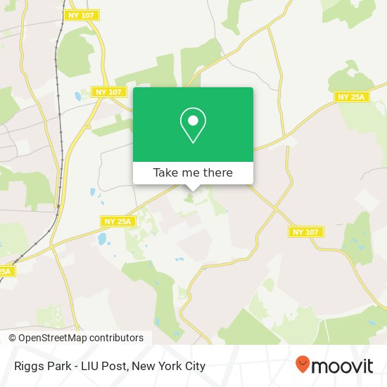 Mapa de Riggs Park - LIU Post