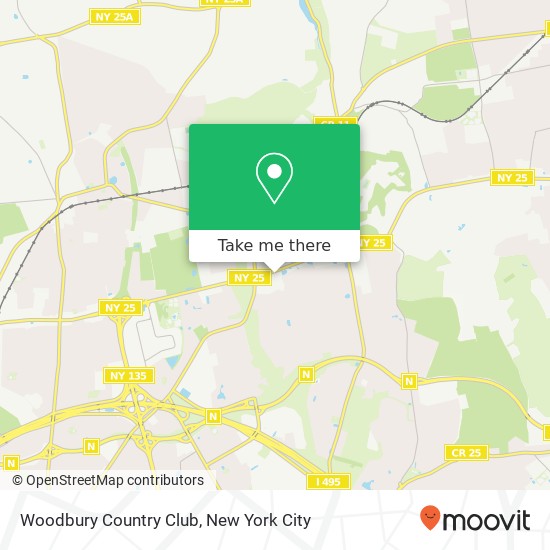 Woodbury Country Club map