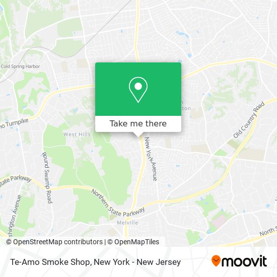 Te-Amo Smoke Shop map