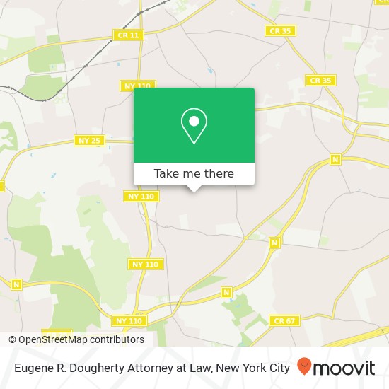 Eugene R. Dougherty Attorney at Law map