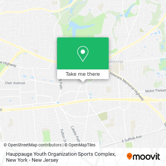 Mapa de Hauppauge Youth Organization Sports Complex