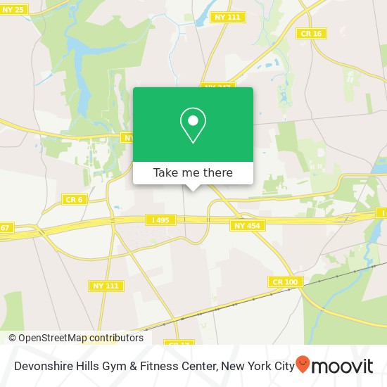 Mapa de Devonshire Hills Gym & Fitness Center
