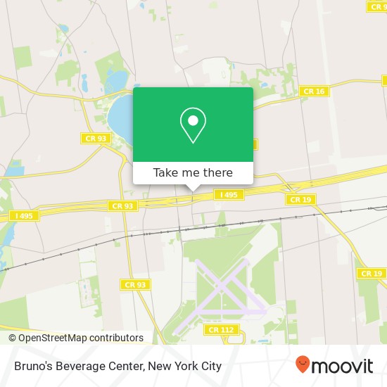 Mapa de Bruno's Beverage Center