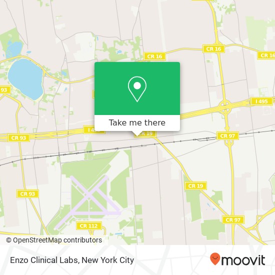 Enzo Clinical Labs map