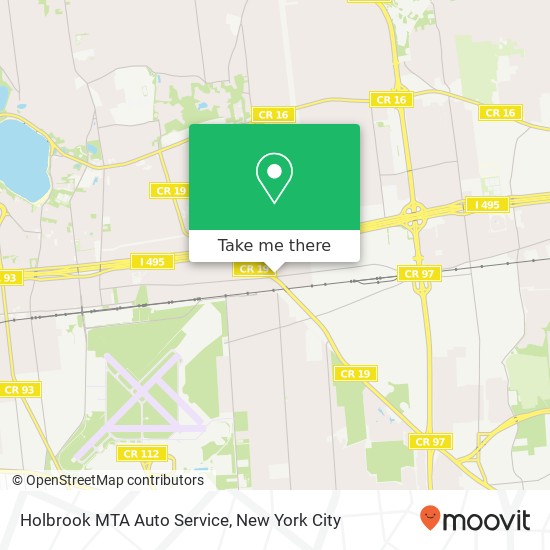 Mapa de Holbrook MTA Auto Service