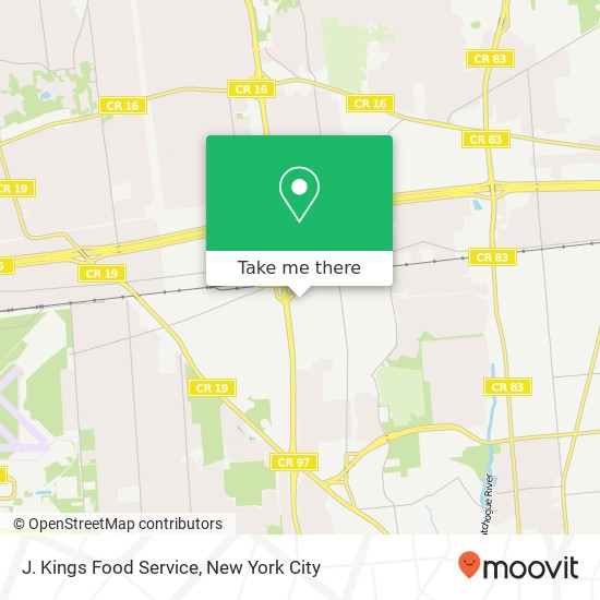 J. Kings Food Service map