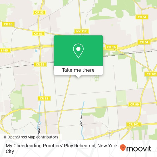 My Cheerleading Practice/ Play Rehearsal map