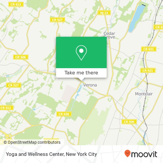 Yoga and Wellness Center map