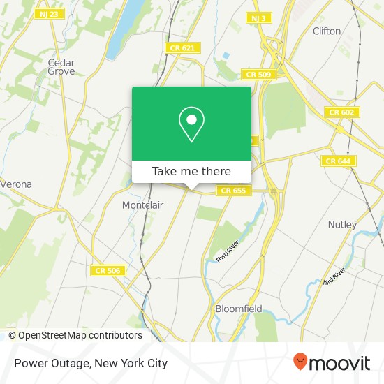 Power Outage map