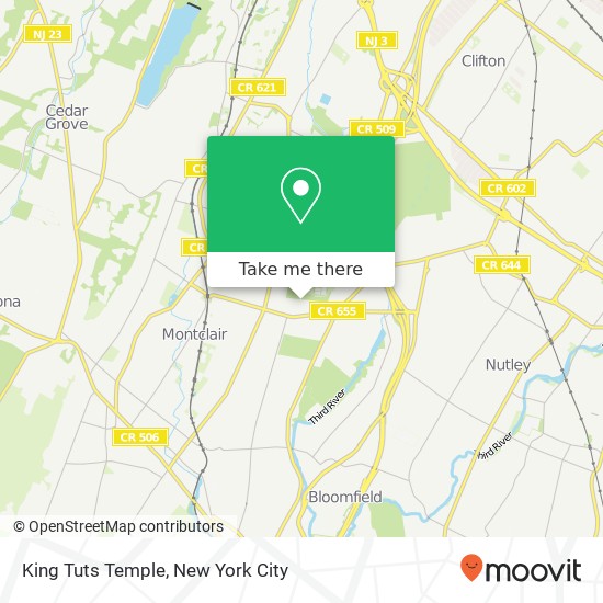 King Tuts Temple map