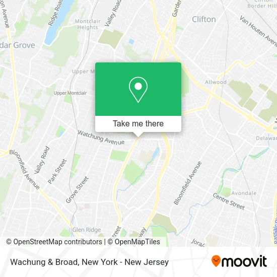 Wachung & Broad map