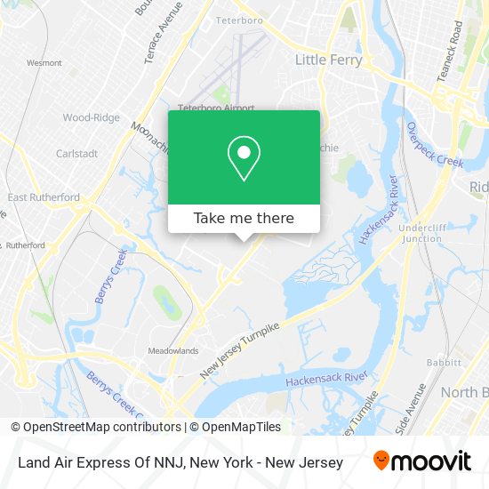 Mapa de Land Air Express Of NNJ