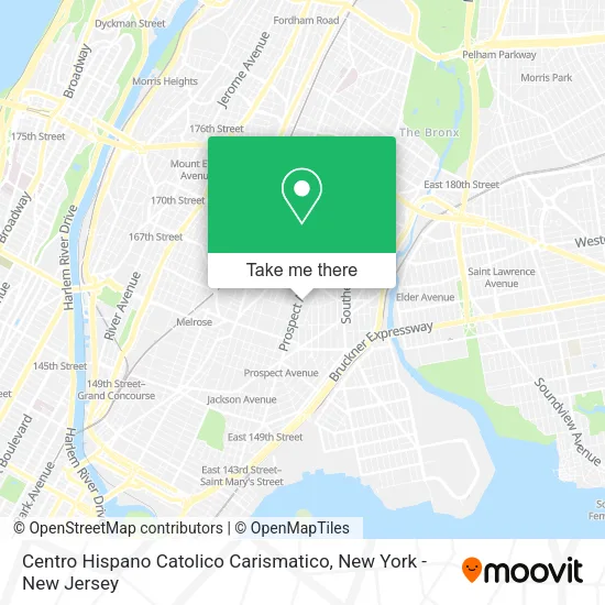 Centro Hispano Catolico Carismatico map