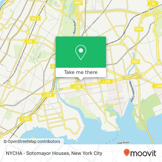 Mapa de NYCHA - Sotomayor Houses