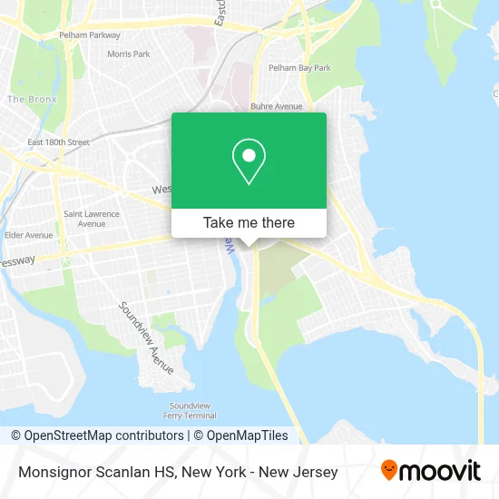 Monsignor Scanlan HS map