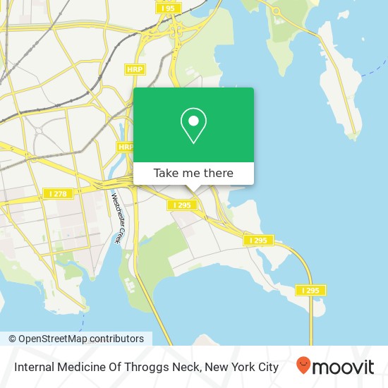 Internal Medicine Of Throggs Neck map