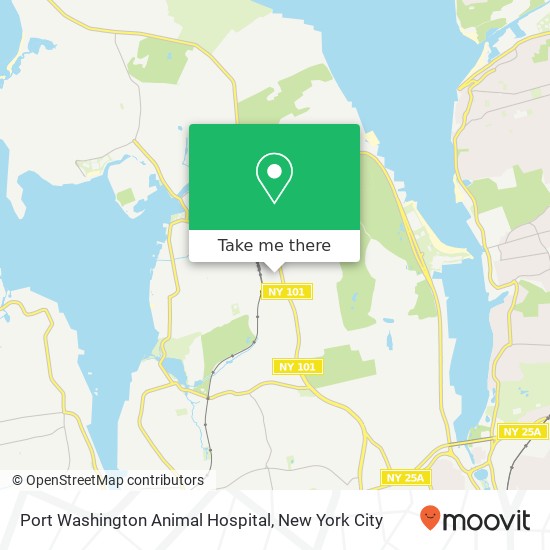 Port Washington Animal Hospital map