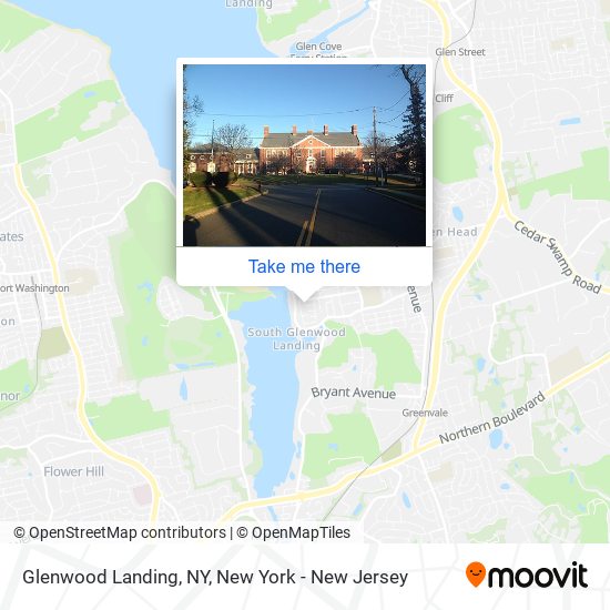 Glenwood Landing, NY map