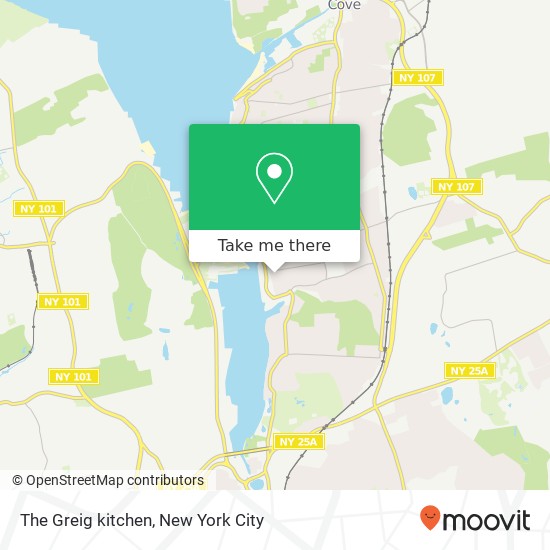 The Greig kitchen map