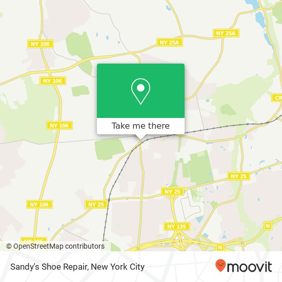 Mapa de Sandy's Shoe Repair