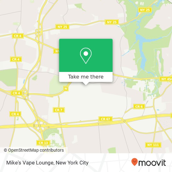 Mike's Vape Lounge map