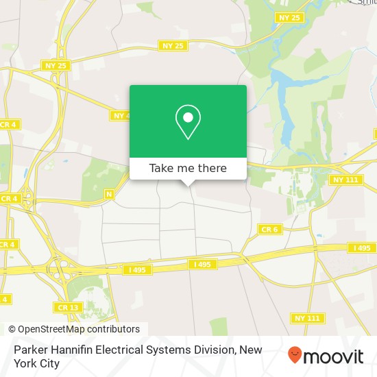 Parker Hannifin Electrical Systems Division map