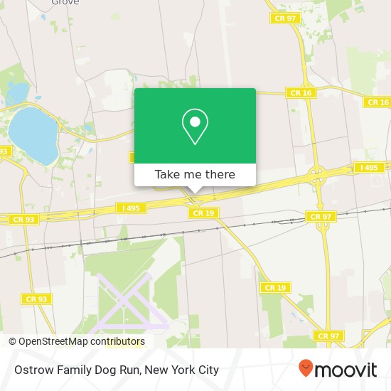 Mapa de Ostrow Family Dog Run