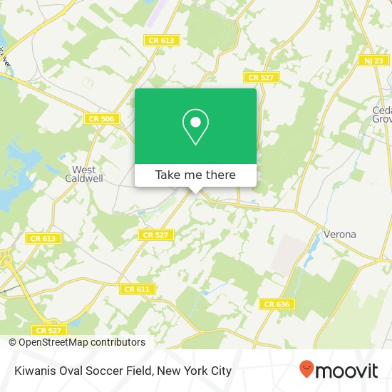 Mapa de Kiwanis Oval Soccer Field