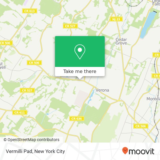 Mapa de Vermilli Pad