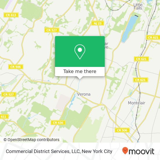 Mapa de Commercial District Services, LLC