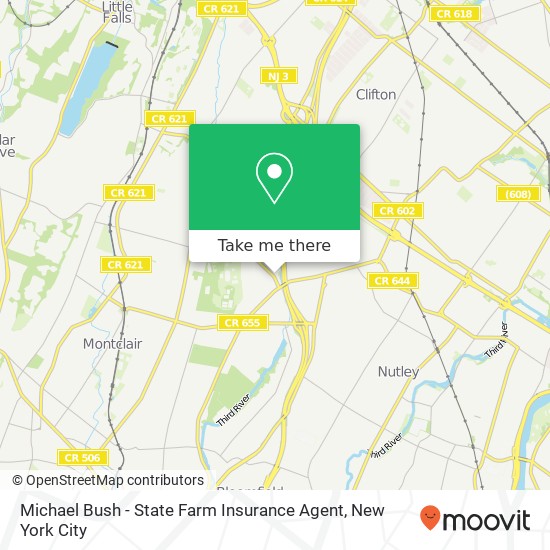 Michael Bush - State Farm Insurance Agent map