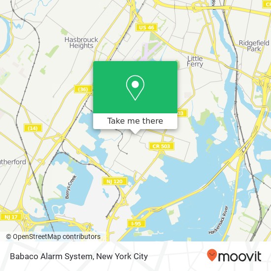 Babaco Alarm System map