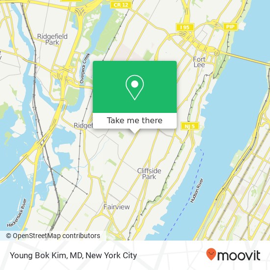 Mapa de Young Bok Kim, MD
