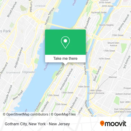 Gotham City map