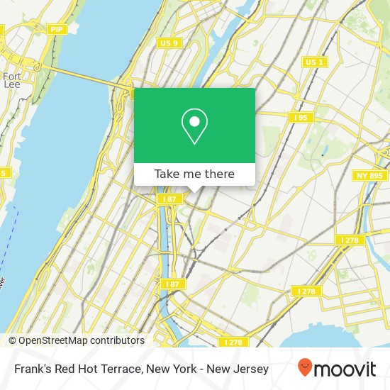 Mapa de Frank's Red Hot Terrace