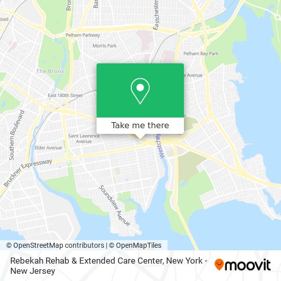 Mapa de Rebekah Rehab & Extended Care Center