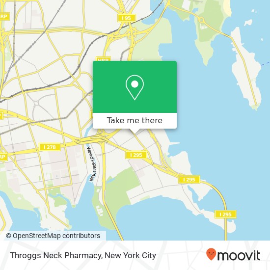Mapa de Throggs Neck Pharmacy