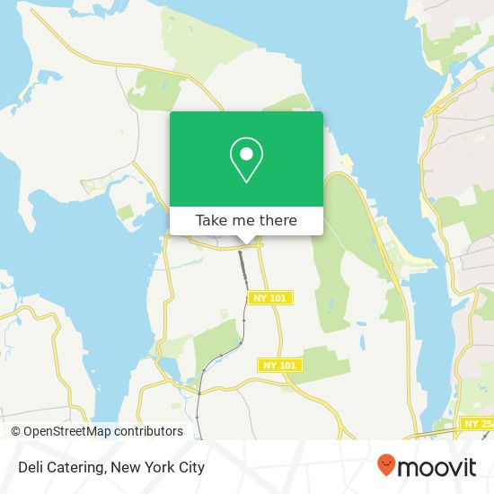 Deli Catering map