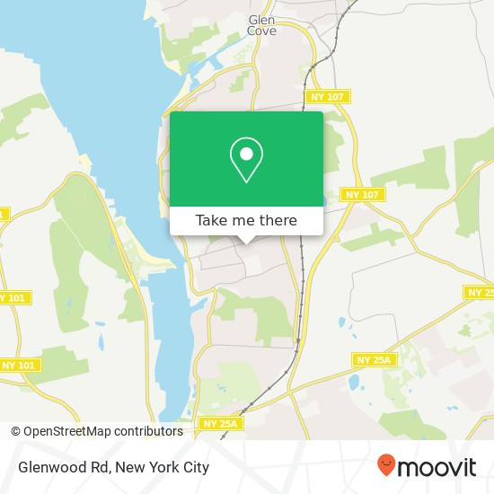 Glenwood Rd map
