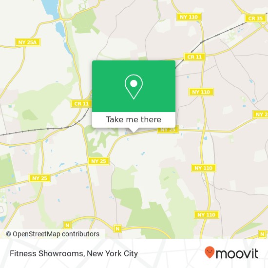 Mapa de Fitness Showrooms