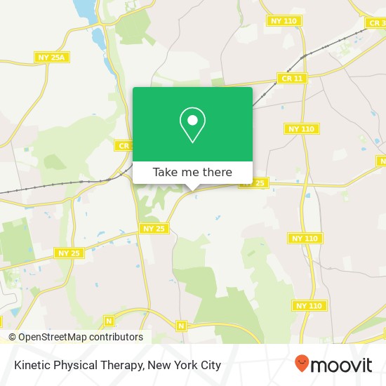 Mapa de Kinetic Physical Therapy