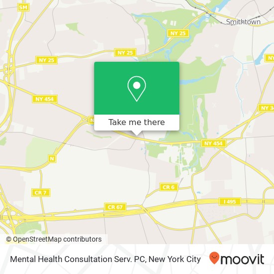 Mapa de Mental Health Consultation Serv. PC