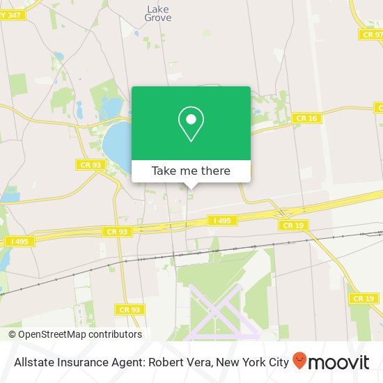 Allstate Insurance Agent: Robert Vera map