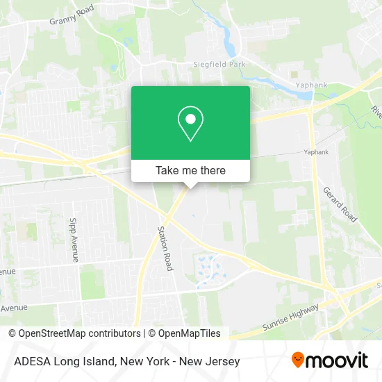 ADESA Long Island map