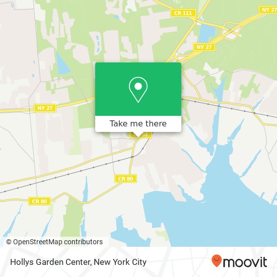 Hollys Garden Center map