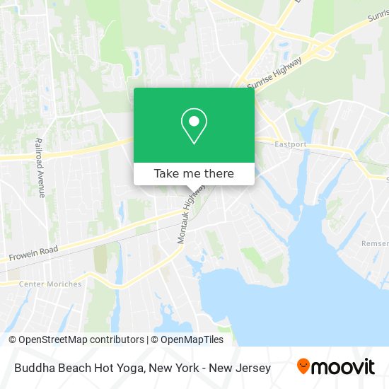 Buddha Beach Hot Yoga map