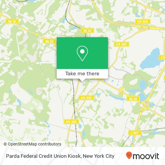 Parda Federal Credit Union Kiosk map